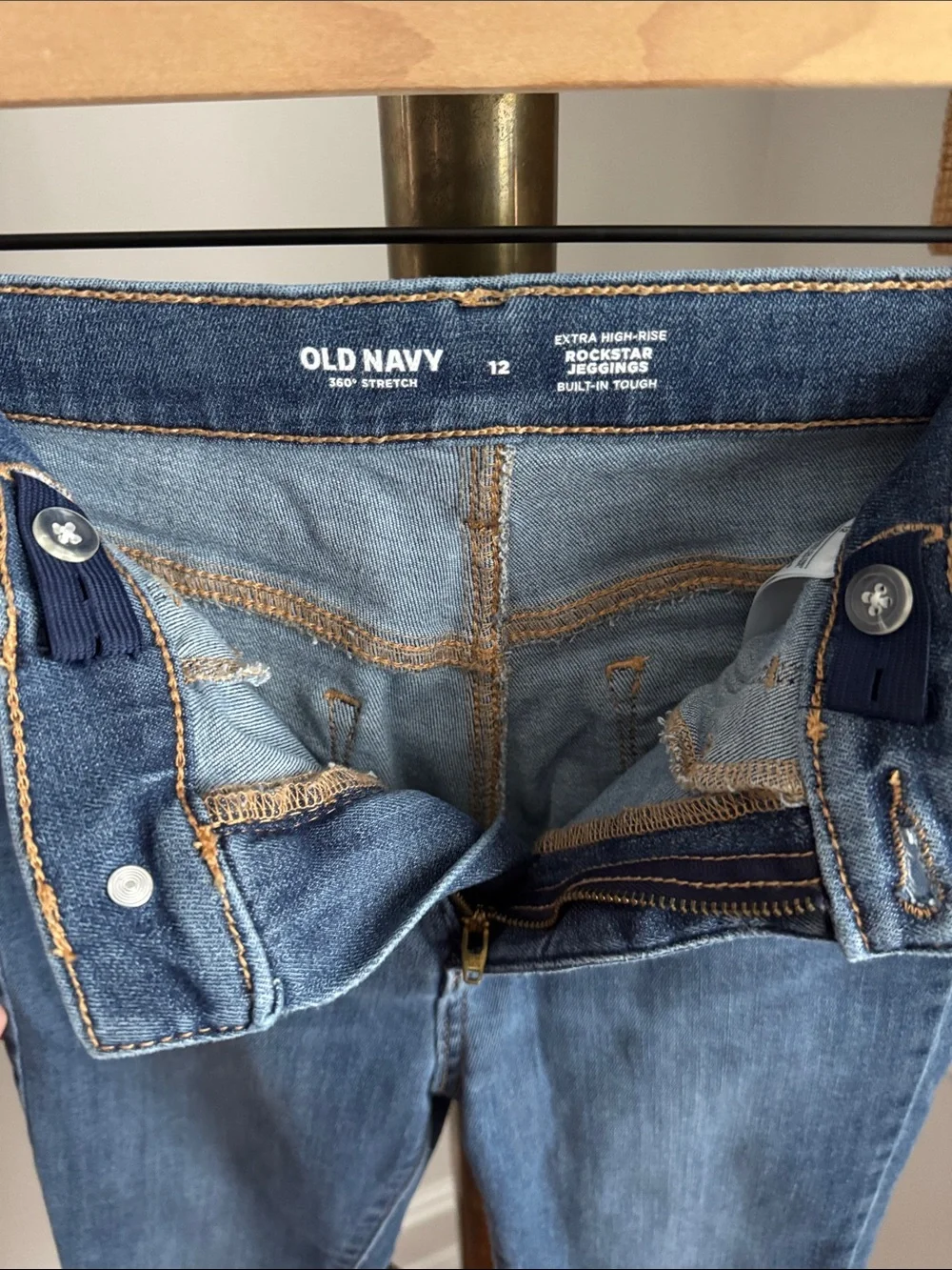 Old Navy Medium Blue Skinny Jeans for Girls